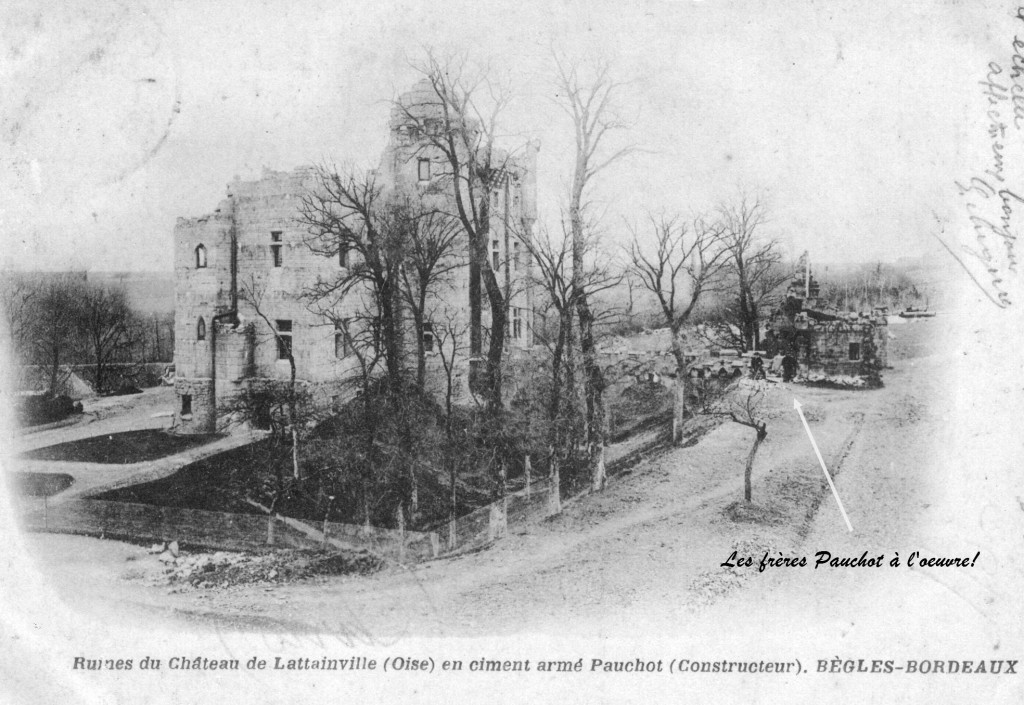 Château  en construction avec les frères Pauchot