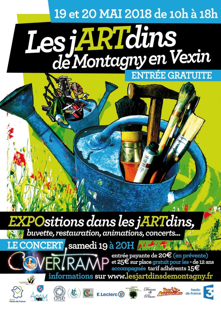 affiche les jARTdins de MONTAGNY 2018