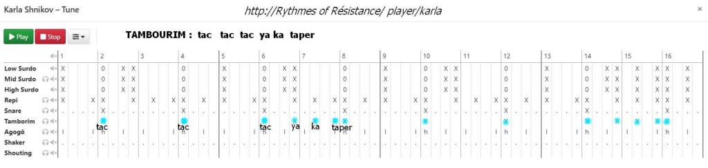 KARLA partition TAMBOURIM