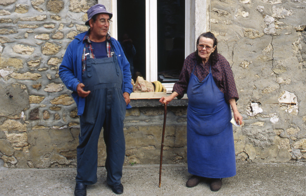 Théo Normand et Lulu, vers 1990